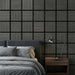 Acoustic Rectangle Wood Wall Panels in Smoked Oak — view 2