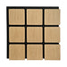 Acoustic Rectangle Wood Wall Panels in Golden Oak — view 3