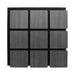 Acoustic Rectangle Wood Wall Panels in Grey Oak — view 1