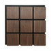 Acoustic Rectangle Wood Wall Panels in Walnut — view 3