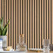 Acoustic Slat Wood Wall Panels in Golden Oak — view 1