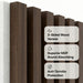 American Acoustic Slat White Felt Wood Wall Panels - Oak - View 21