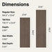 American Acoustic Slat White Felt Wood Wall Panels - Oak - View 20