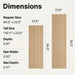 American Acoustic Slat White Felt Wood Wall Panels - Oak - View 6