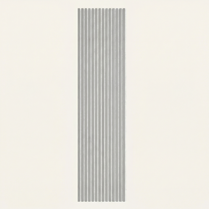 American Acoustic Slat White Felt Wood Wall Panels - Oak - View 26