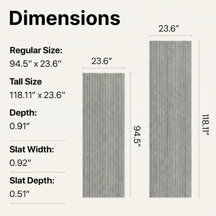 American Acoustic Slat White Felt Wood Wall Panels - Oak - View 27
