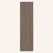American Acoustic Slat White Felt Wood Wall Panels - Walnut - View 12