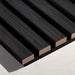 Acoustic Slat Wood Wall Panels in Smoked Oak — view 2