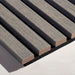 Acoustic Slat Wood Wall Panels in Grey Oak — view 2
