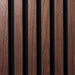 Acoustic Slat Wood Wall Panels in Walnut — view 3