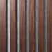 American Acoustic Slat White Felt Wood Wall Panels - Walnut - View 10