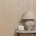 American Acoustic Slat White Felt Wood Wall Panels - Oak - View 1