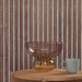 American Acoustic Slat White Felt Wood Wall Panels - Walnut - View 8