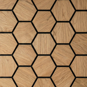 Acoustic Hexagon Wood Wall Panels | SoundPanel™