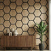 Acoustic Hexagon Wood Wall Panels in White Oak — view 1