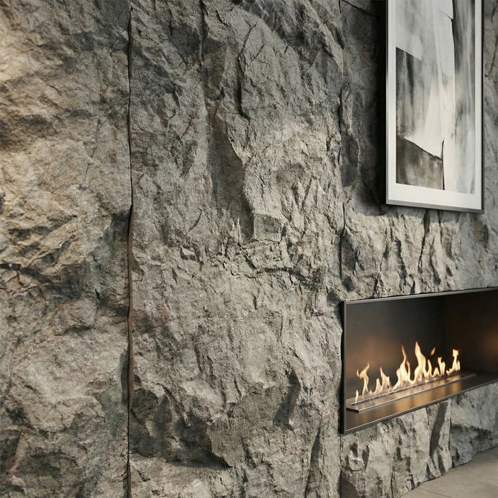 Highland Rock Wall Panel - Grey - View 7
