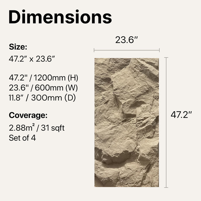 Highland Rock Wall Panel | RockSurface®