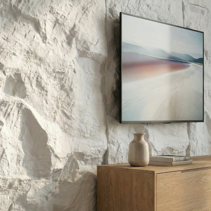 Highland Rock Wall Panel - White - View 14