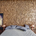 Wood Wall Panel | Solid Wood | Walnut Honey Mosaic.