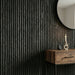 Ridge Rock Wall Panel in Dark Charcoal — view 2