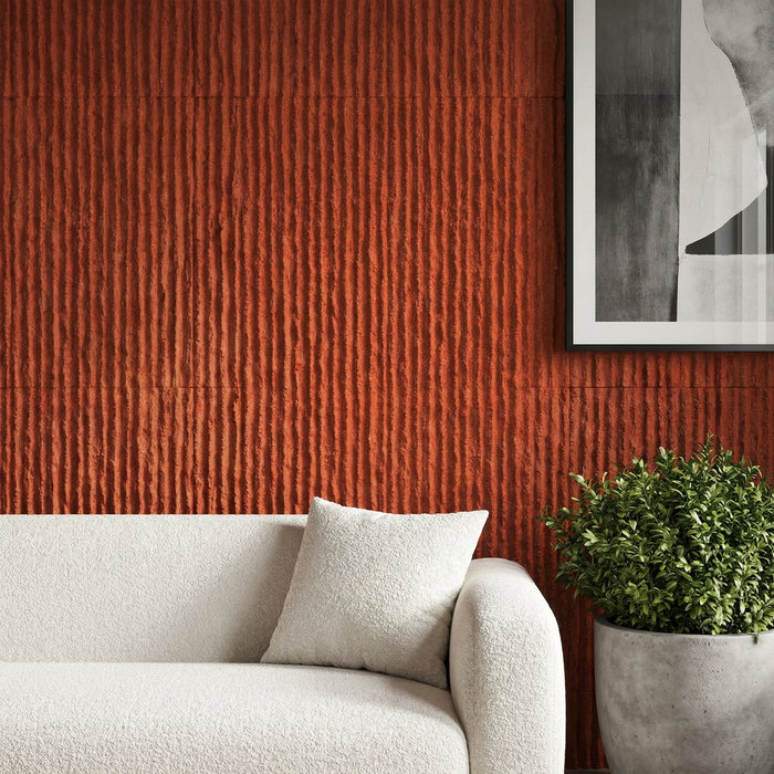Ridge Rock Wall Panel in Red — view 1