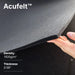 Acufelt backing, 1500g/m² at 0.59 inch — Acoustic Rectangle Wood Wall Panels