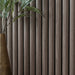 Acoustic Curve Wood Wall Panels in Grey Oak — view 2