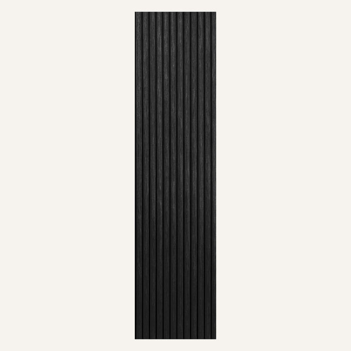 Acoustic Curve Wood Wall Panels in Smoked Oak — view 4