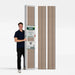 Acoustic Slat Wood Wall Panels in Golden Oak — view 7