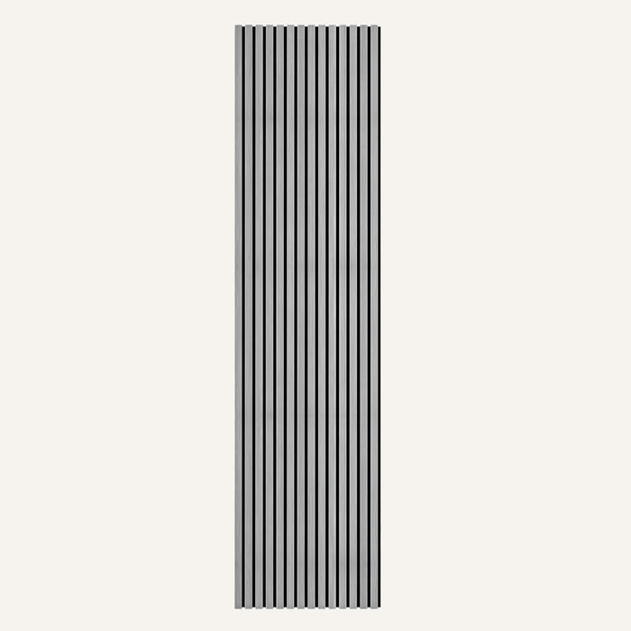Acoustic Slat Wood Wall Panels in Grey Oak — view 5