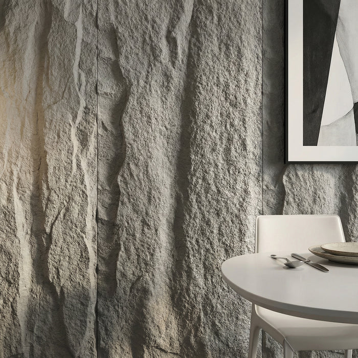 Stone Rock Wall Panel in Dark Grey — view 1