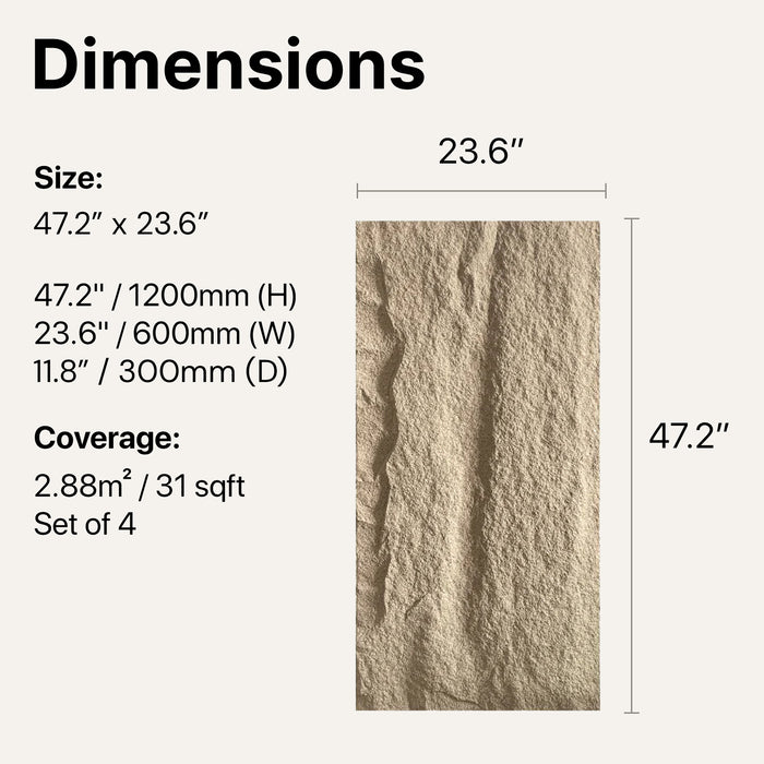 Stone Rock Wall Panel | RockSurface®