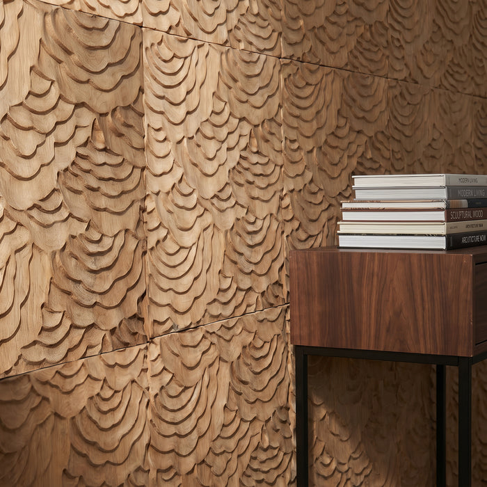 Textured Solid Wood Panel Cloud | GroovePanel®