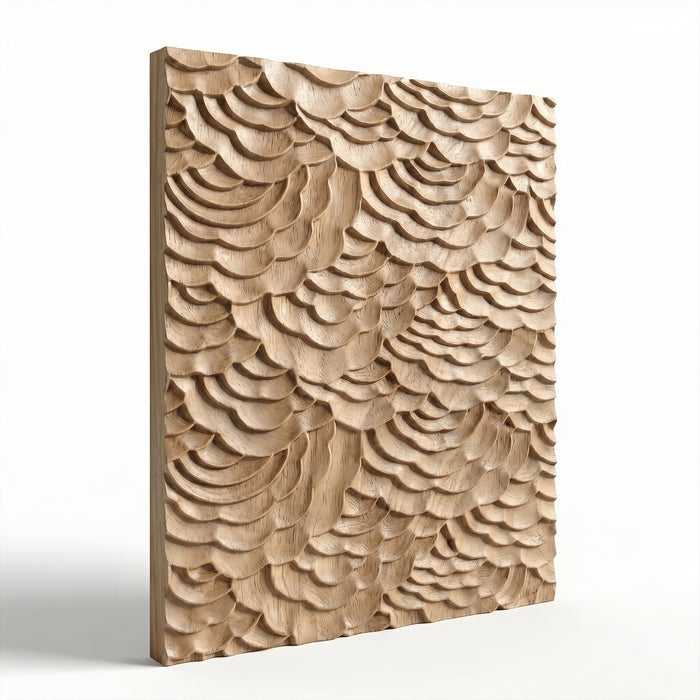 Textured Solid Wood Panel Cloud | GroovePanel®