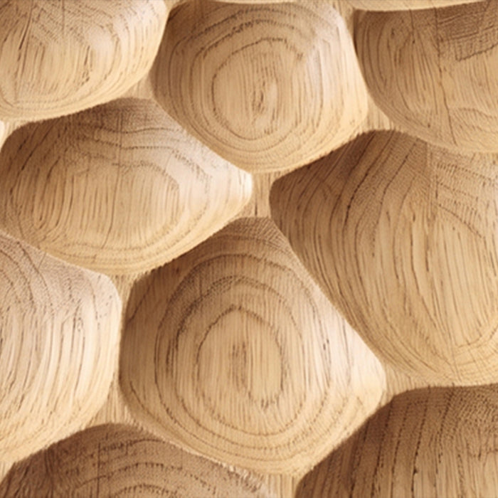Textured Solid Wood Panel Honeycomb | GroovePanel®