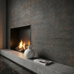Textured Solid Wood Wall Panel Saw Marks | GroovePanel®