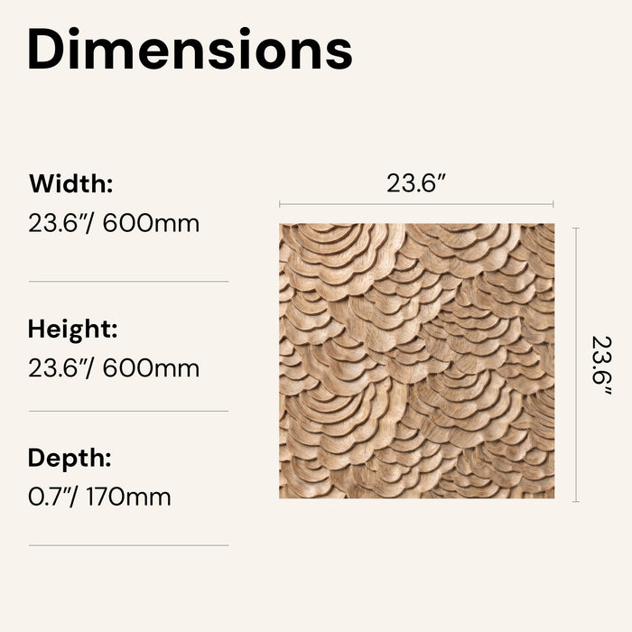 Textured Solid Wood Panel Cloud | GroovePanel®