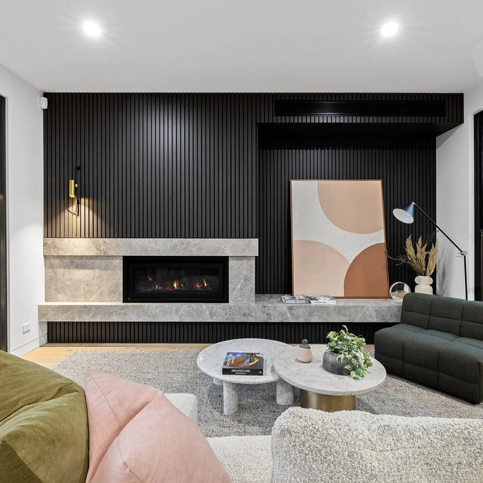 Acoustic Slat Wood Wall Panels in Smoked Oak — view 11