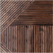 Dark Brown Tangram Solid Wood Wall Panels | GroovePanel®.