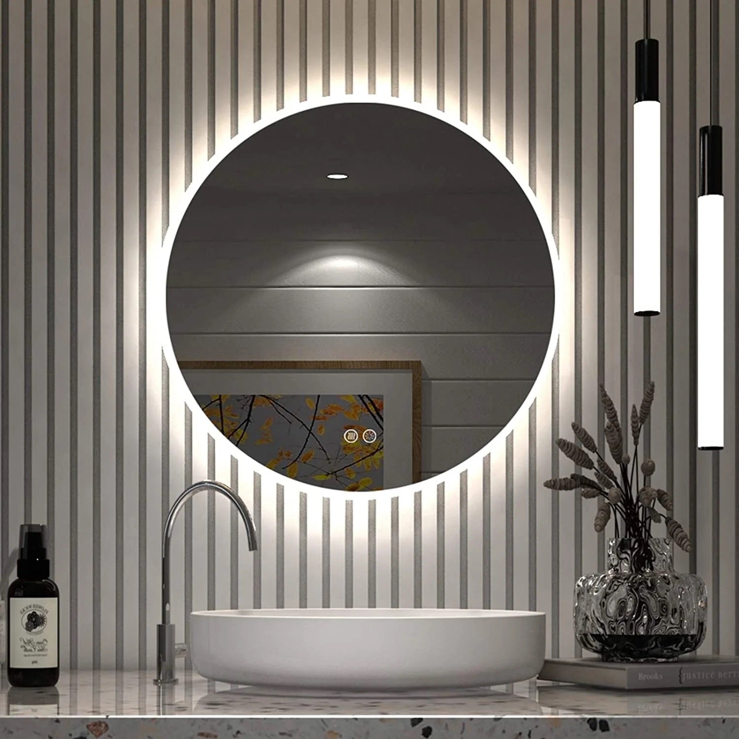 Simple Bathroom Makeovers with Real Wood Panels